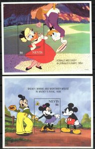 Nevis Stamp 894-895  - Disney Valentines