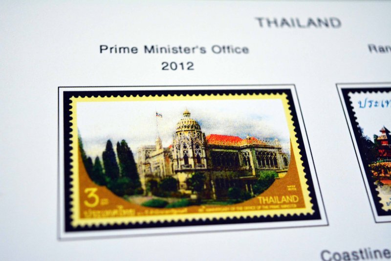 COLOR PRINTED THAILAND 2011-2015  STAMP ALBUM PAGES (97 illustrated pages)