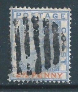 Gold Coast #15 Used 2 1/2p Queen Victoria - Wmk. 2