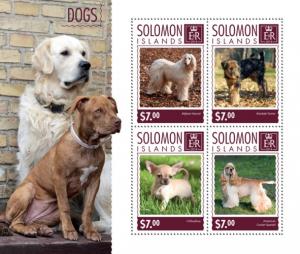 SOLOMON ISLANDS 2014 SHEET DOGS slm14614a