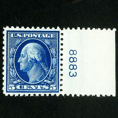 US Stamps # 504 XF Single Plate # OG NH