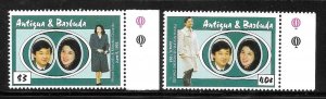 Antigua & Barbuda 1993 Wedding of Japan Crown Prince Sc 1676-1677 MNH A2960