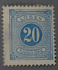 Sweden #J17 Used Very Good  PH HRM Light Cancel Bright Color