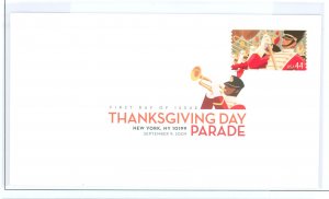 US 4418 Thanksgiving Day Parade, Drum Major; First Day of issue cover