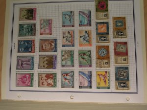 Small Ajman collection, 48 stamps