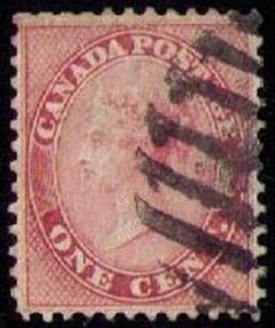 CANADA Sc #14 Used Victtoria F-VF Cat.$90.00