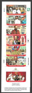 MARSHALL ISLANDS 1998 Complete Czar Nicholas II of Russia Booklet Sc 664a MNH