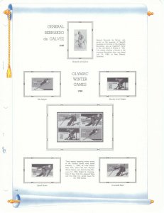 White Ace United States 1980 Stamp Album Pages 186 to 192