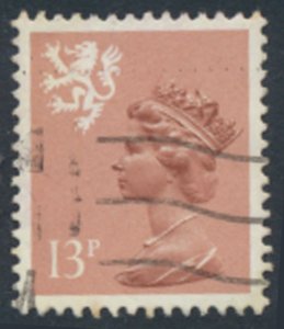 Scotland GB  Machin 13p SG S39a Type II Used  SC# SMH21a  see details