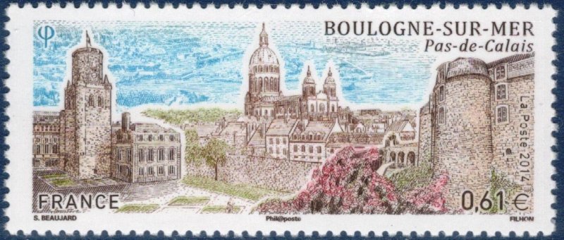 FRANCE 2014 View of Boulogne-Sur-Mer; Scott 4622, Yvert 4862; MNH