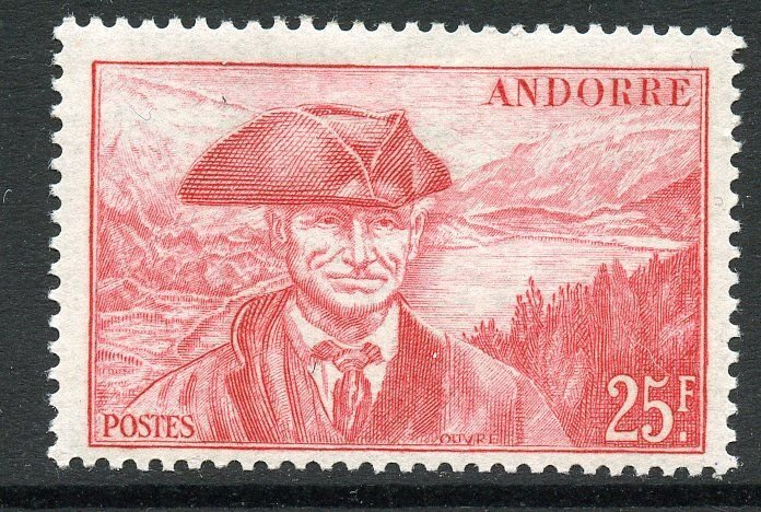 Andorra,  French # 102, Mint Hinge