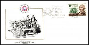 Spain 1948 US Bicentennial U/A FDC