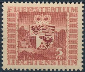 Liechtenstein stamp Crest 1947 MNH Mi 252 WS177395