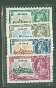 St. Lucia #91-4  Single (Complete Set)