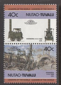 Tuvalu Niutao 14 Train MNH VF