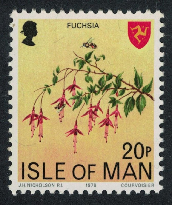 Isle of Man Fuchsia Flowers 20p 1978 MNH SC#126 SG#124 MI#133