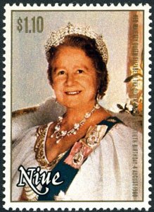 NIUE Sc 291 VF/MNH - 1980 $1.10 Queen Mother 80th Birthday Issue