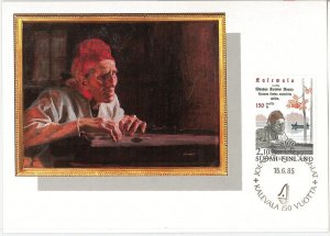 59117 - FINLAND - POSTAL HISTORY: 1985 MAXIMUM CARD SET OF 2 - LITERATURE Kalevala-
