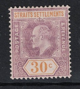 Straits Settlements SG# 162 Mint Hinged / Hinge Rem - S20378