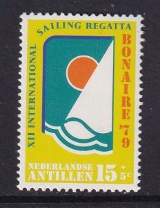 Netherlands Antilles #B162  MNH 1979  sailing regatta 15c