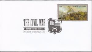 US 4981 Civil War 1865 Five Forks BWP FDC 2015