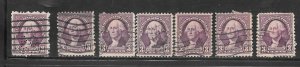 #720 Used 7 stamps 10 Cent Collection / Lot (my24)