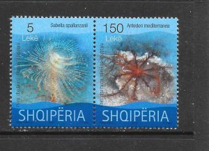 ALBANIA #2980 MARINE LIFE MNH