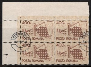 Romania - I' Tourist Complex, Baisoara - # 3682 - M/NH - CTO Plate Block UL