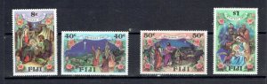 FIJI - 1987 CHRISTMAS - SCOTT 579 TO 582 - MNH