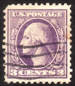 1918, US 3c, Washington, Used, Sc 530