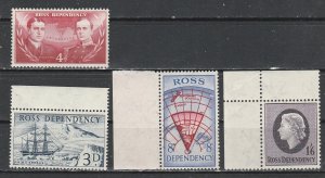 New Zeland  (Ross)    L1-4  (Wmk 253)    (N**)    1957 Complet  ($$)