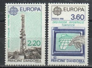 Andorra, French Stamp 363-364  - 88 Europa