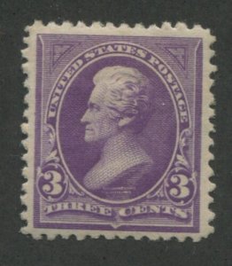 1894 US Stamp #253 3c Mint Hinged Very Fine Original Gum Catalogue Value $165 