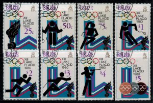 Belize #461-8  CTO  1980 Winter Olympics