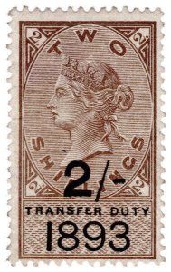 (I.B) QV Revenue : Transfer Duty 2/- (1893)