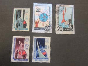 Russia 1965 Sc 3019-25 CTO space set FU