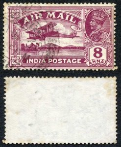 India SG224b 8a Reversed Serif on Second I Cat 475 Pounds