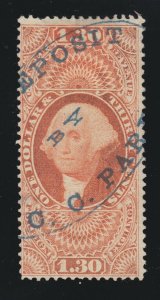 US R77c $1.30 Foreign Exchange Revenue Used VF SCV $85