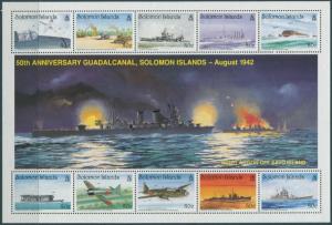 Solomon Islands 1992 SG738a Guadacanal Battle MS MNH