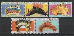 Papua New Guinea MNH 1126-30 Headdress Art 2004