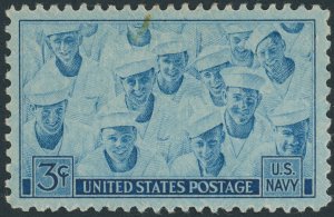 US 935 Navy Issue; Unused NH; Spot on front -- See details and scans
