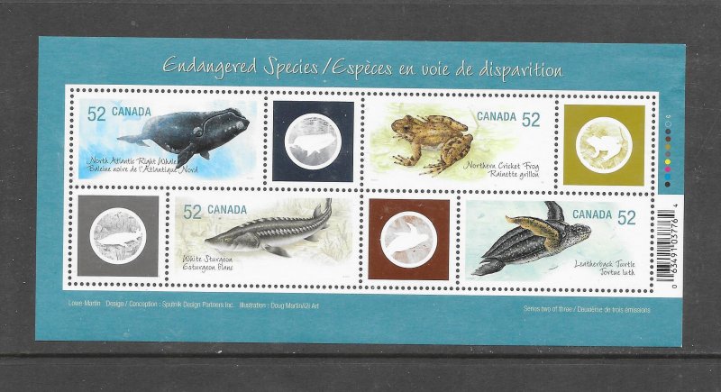 CANADA #2229 MARINE LIFE S/S MNH