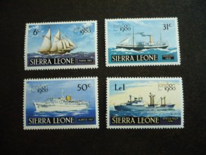 Stamps - Sierra Leone - Scott# 481-484 - Mint Never Hinged Set of 4 Stamps