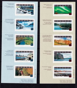 Canada 2002 - Tourist Attractions  MNH # 1952-1953 - Strip (BK259b-BK260b)