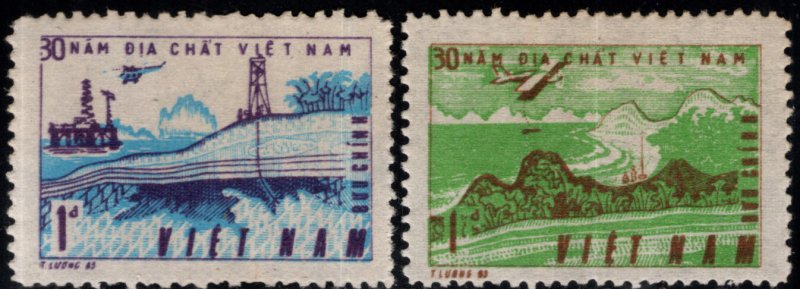 Viet Nam Scott 1559-1560  Unused NGAI Geological survey set