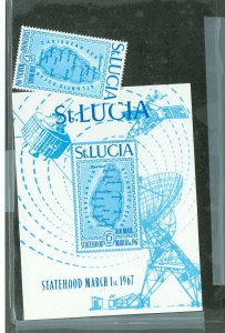 St. Lucia #C1/C1v  Single (Complete Set)