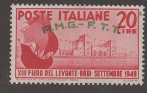 Italy-Trieste  # 42 A.M.G.-F.T.T.  Bari Fair 1949   (1)   VLH Unused