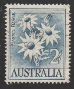 Australia SC# 327 - (2sh) - Flannel Flower - Used Single