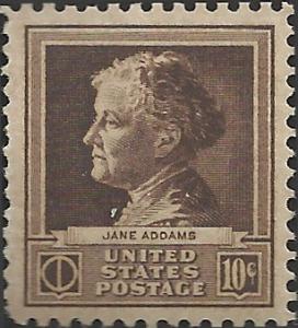 # 878 MINT HINGED JANE ADDAMS SCIENTIST