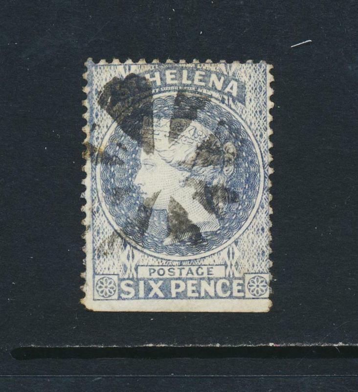 ST HELENA 1880, 6d PERF 14, VF USED SG#29 CAT£50 $65 (SEE BELOW)